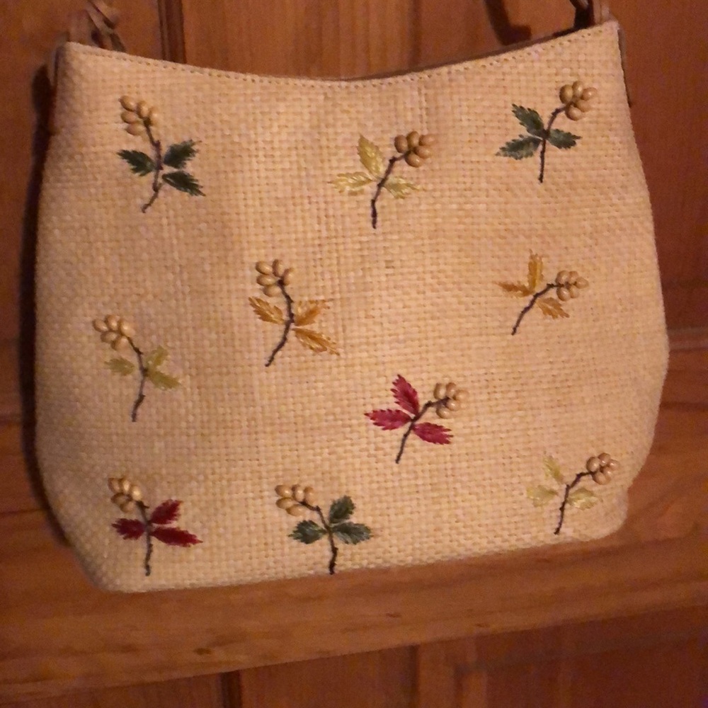 Fossil Woven Straw Shoulder Bag - Picture 2 of 6